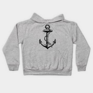 Distressed Anchor Kids Hoodie